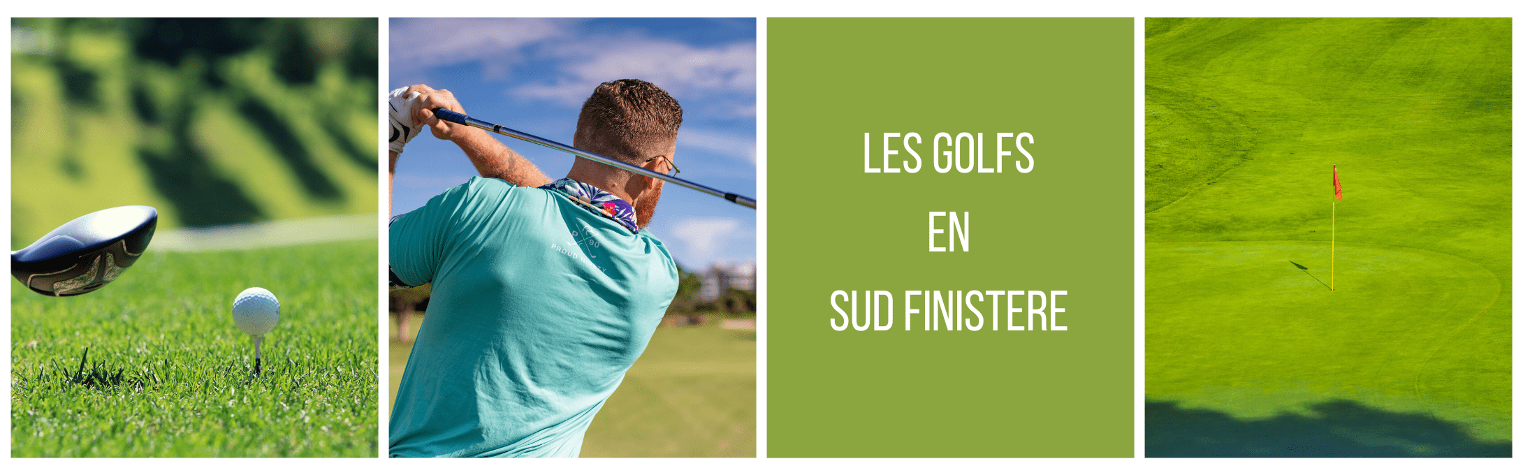 Les terrains de golf en Sud Finistère