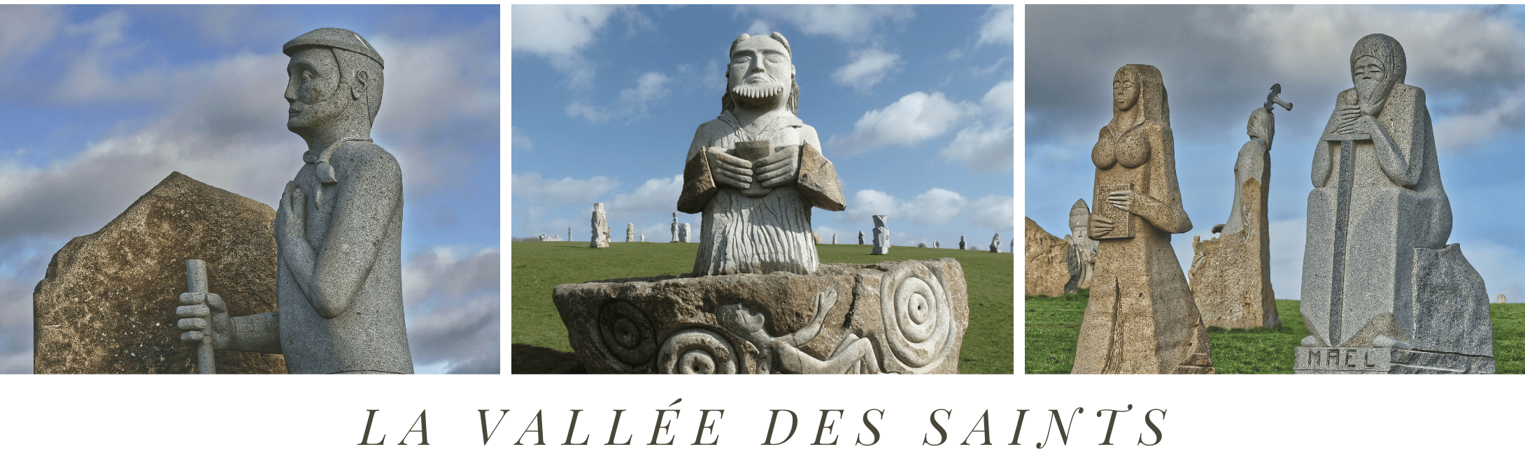 La vallée des Saints à Carnoet